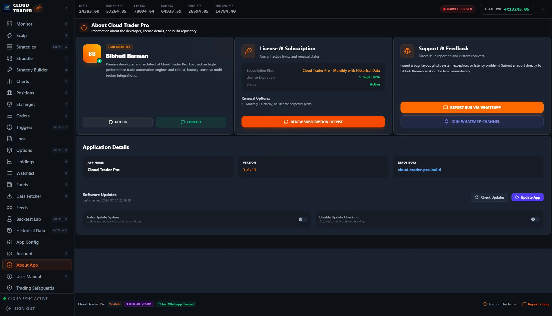 About Cloud Trader Pro